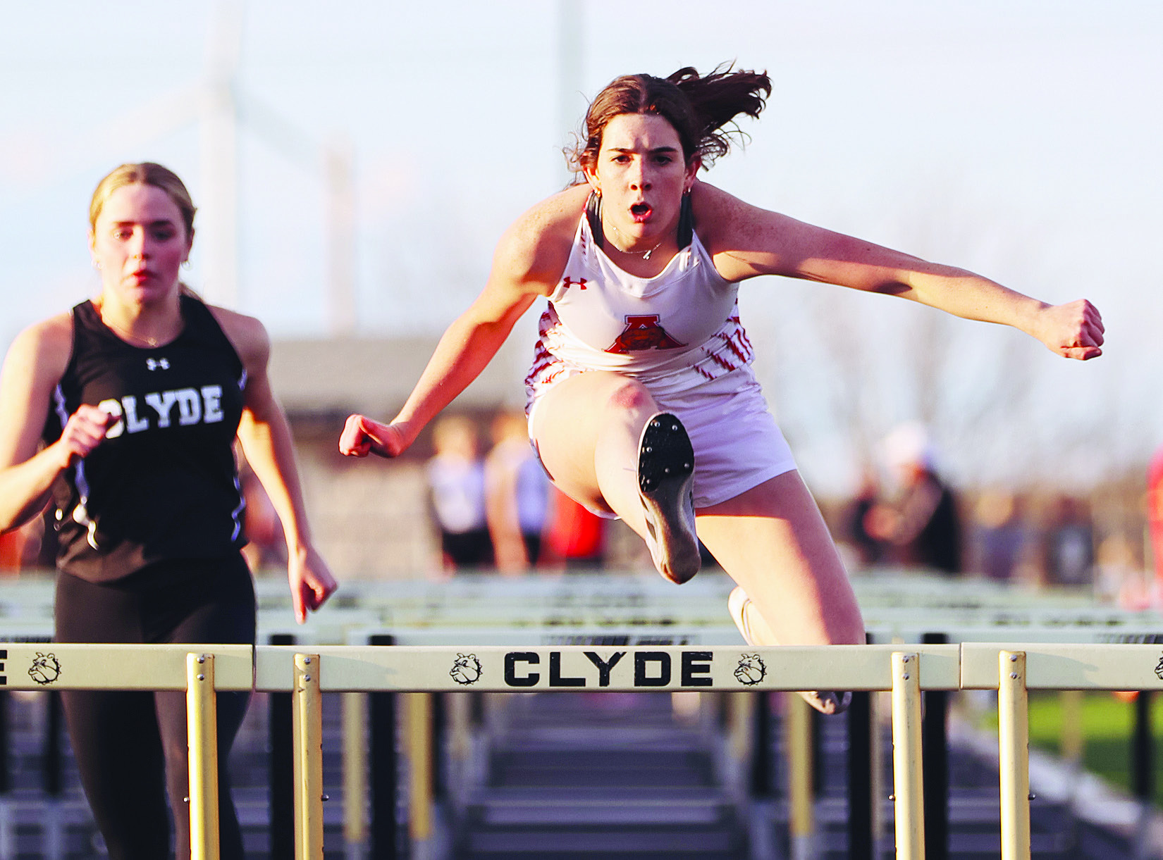 Weather again interferes with track meet