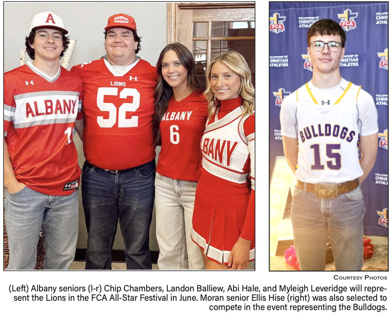 Albany, Moran athletes earn FCA All-Star honors