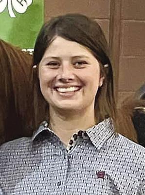 County 4-Her Madailein Beard earned second at district for her record book entry, barely missing a chance at state.