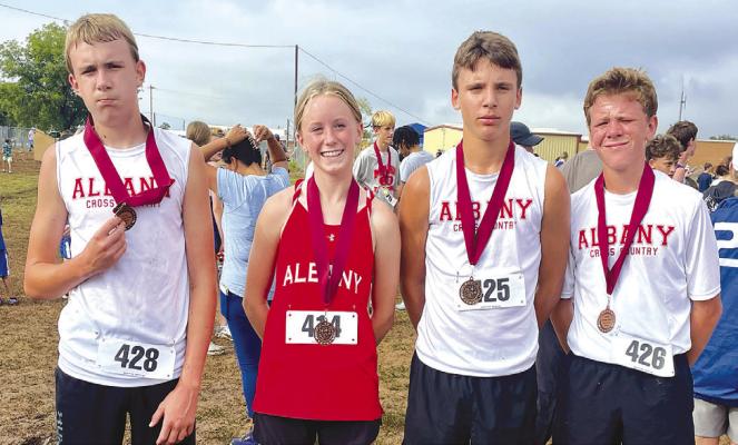 Jr. high cross country runners place at Eula