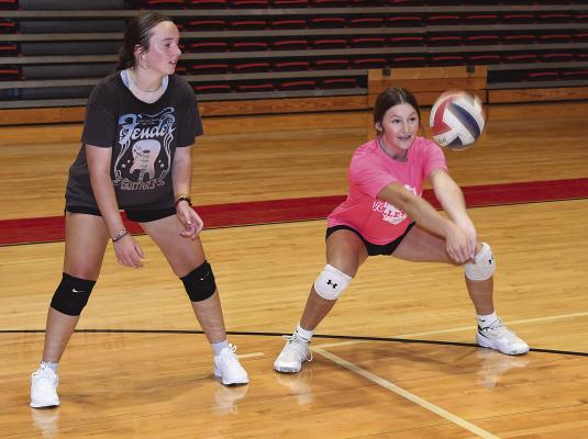 1st week of volleyball to end with scrimmages