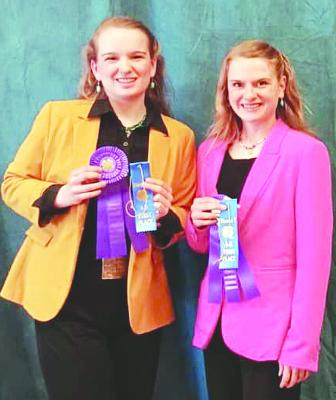 Fry sisters qualify for state 4-H
