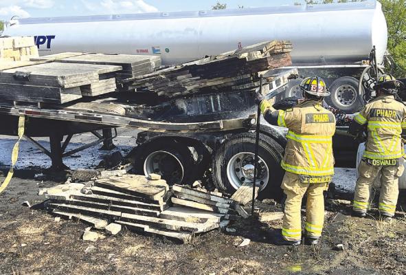 Truck fire extinguished quickly
