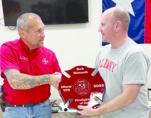 Firefighter recognized