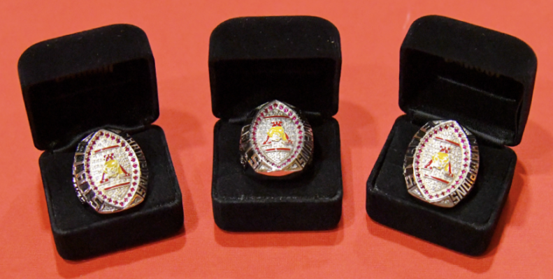 Lions receive long-awaited rings