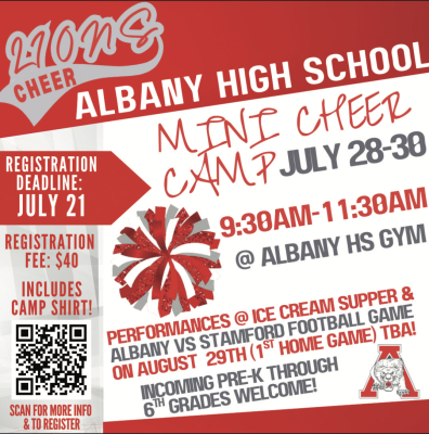 Registration open for Mini Cheer Camp