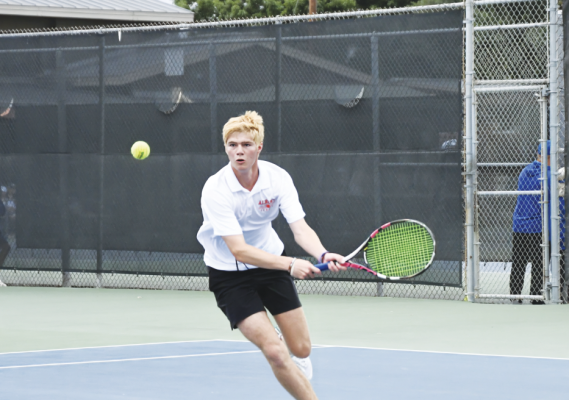 Albany duo brings home state tennis bronze medal