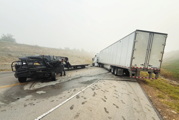 Semi U-Turn Causes 5-car Pileup