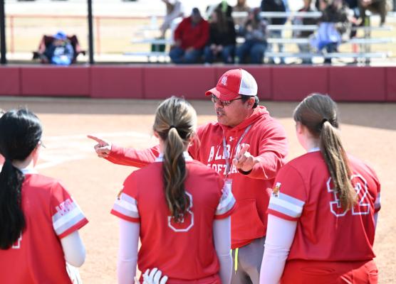 Albany softball starts season after weather delay