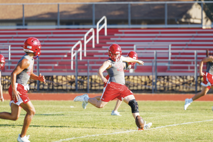 Lions Gear Up For Scrimmage in Henrietta